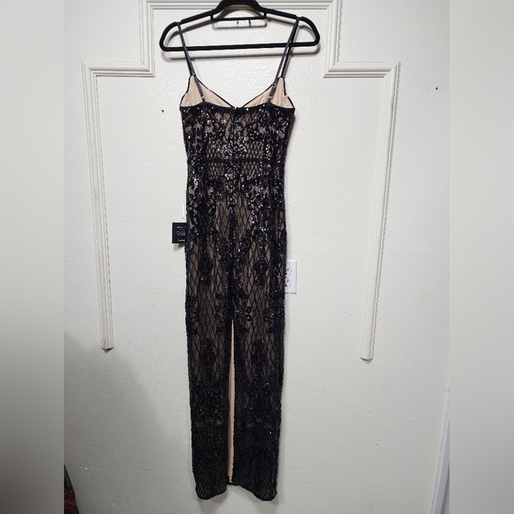 Lulus Moonlit Love Black Sequin Sleeveless Maxi Dress M Wedding Party Prom  - mordernwear.com